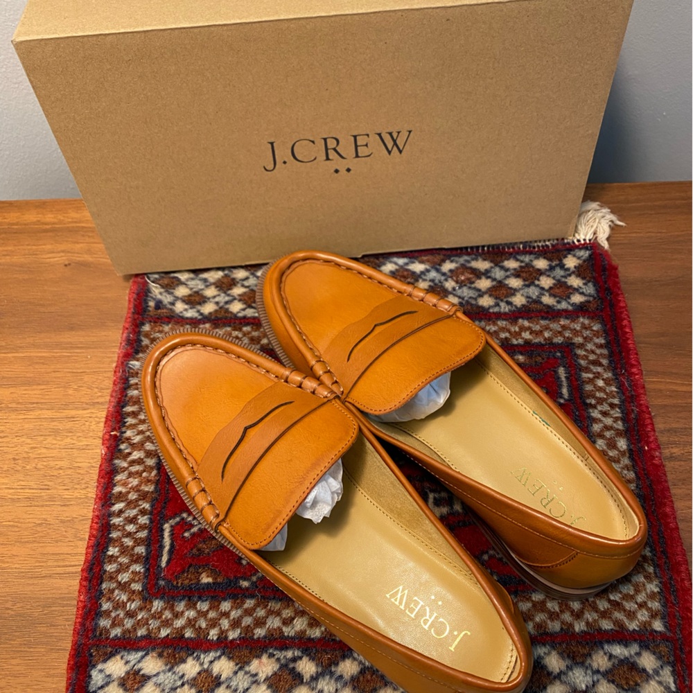 J.Crew Penny Loafers NIB